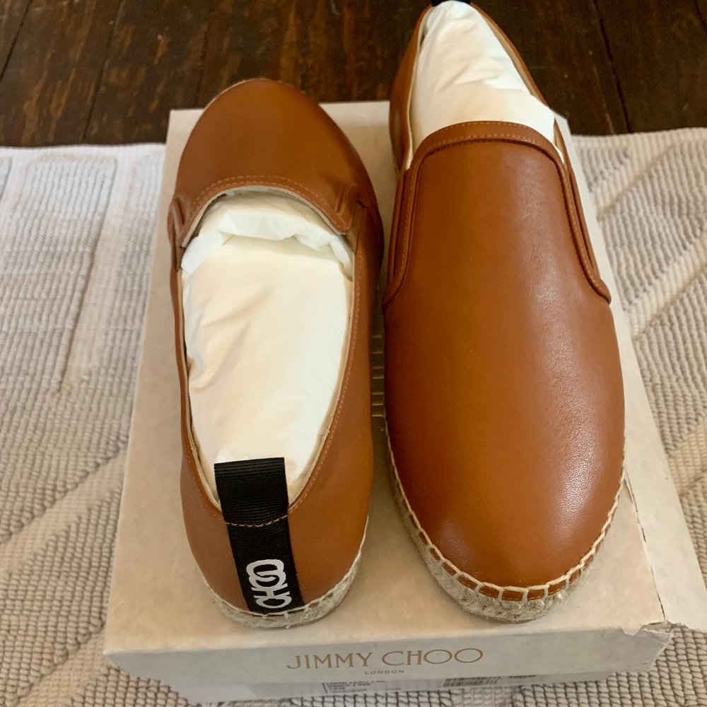 Jimmy Choo Lichi Flat, ONPA, Tan